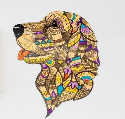 Puzzle druri PuzzleOK Faithful Sirko A4, 67 copa, eco, shumëngjyrësh