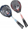 Set badminton Techman B2010 TB2010-N, 2 raketa alumini, 2 toptha, me ngjyrë të zezë