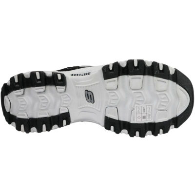 Atlete Skechers D'Lites Biggest Fan W 11930-BKW, Air Cooled Memory Foam, ngjyrë e zezë