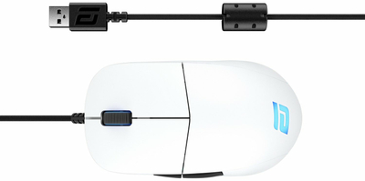 Maus Endgame Gear XM1 RGB, USB, 16000 DPI, i bardhë