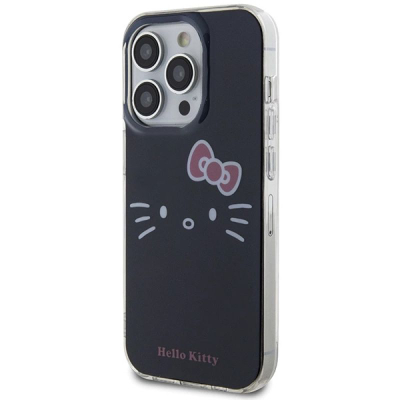 Mbulesë telefoni Hello Kitty HKHCP13XHKHLK për iPhone 13 Pro Max 6.7\", hardcase TPU, e zezë