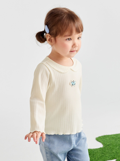 Bluza Cream Petal Rib