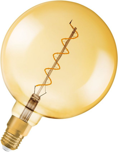Llambë LED Osram Vintage 1906 Globe, 4W, E27, ngjyrë ari