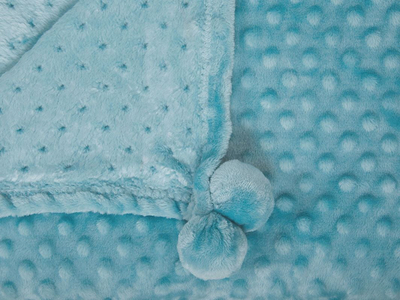 Batanije Samur Fluffy, 200 x 220 cm, blu e çelët