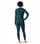 Bluzë e brendshme Smartwool Classic Thermal Merino Crew për goca, 100% lesh Merino, me mëngë të gjata, blu Twilight Heather