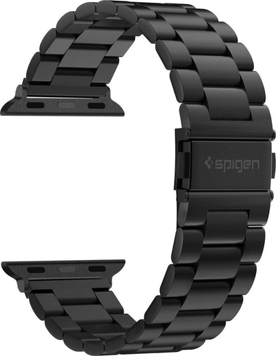 Rrip ore Spigen Modern Fit Band për Apple Watch 1 2 3 4, metalik, i zi