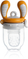 Ushqyes silikoni për bebe Kidsme Food Feeder, madhësia medium, nga 4 muajsh, ngjyrë amber