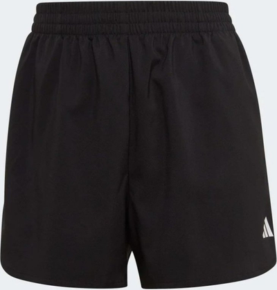 Shorce sportive për goca adidas Aeroready Training Mini Shorts W HD6290, poliester i ricikluar, bel me llastik, të zeza