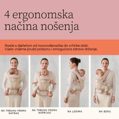Nosilkë bebe Ergobaby Omni Deluxe Mesh, ergonomike, Midnight Blue
