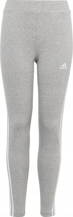 Панталони adidas 3 Stripes TIG IC3624 за девојчиња, тесни, сиви