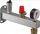 Grup sigurie Uponor, 3 bar, çelik inox, argjendtë