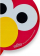 Set badminton me shkumë Sesame Street Elmo, 2 raketa, 1 top, i kuq