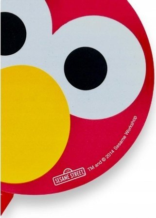 Set badminton me shkumë Sesame Street Elmo, 2 raketa, 1 top, i kuq