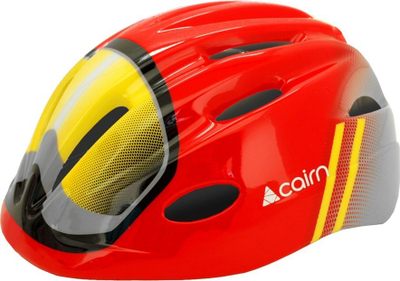 Helmetë biçiklete Cairn Earthy, me plot vrima ajrimi, për kalamaj, e kuqe