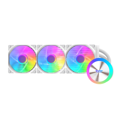 Ftohës Darkflash Liquid Cooler DG360 AIO, 360mm, i bardhë