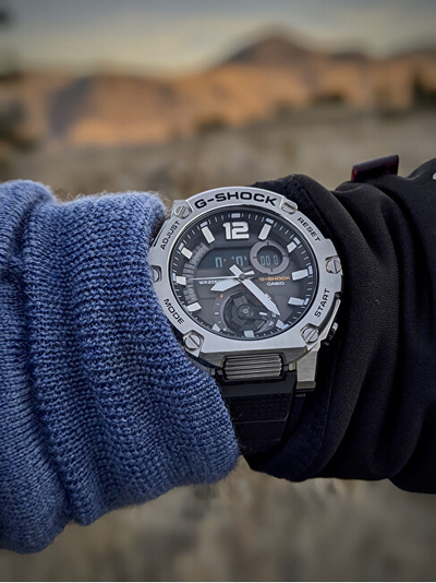 Orë pë meshkuj Casio G-Shock Premium GST-B300B-1AER, e zezë