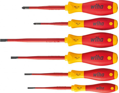 Set kaçavidash të izoluara Wiha SlimFix 36455, 6 copë