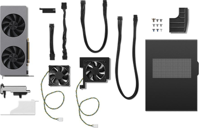 Kartë grafike Lenovo NVIDIA GeForce RTX 5070, 12GB GDDR7, ftohje me dy ventilatorë, e zezë gri