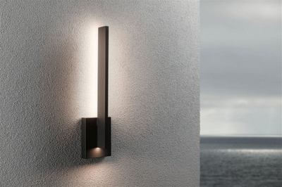 Aplice murale për jashtë Paulmann Levka LED, 49 cm, IP44, antracit