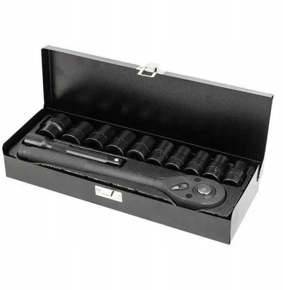 Set çelësa goditës FORCEKRAFT, 12 pjesë, 1/2", me kuti metalike
