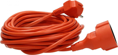Zgjatës kopshti Schuko, 50m, PVC 3x1mm², portokalli