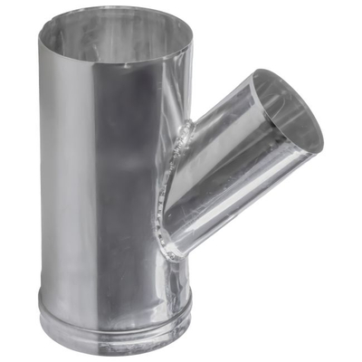 Pjesë lidhëse reduktuese Spiroflex SX-TJN150/100TR45, 150/100 mm, 45°, metalike argjendi