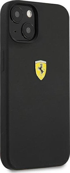 Futrollë telefoni Ferrari FESSIHCP13SBK, për iPhone 13 mini 5.4", silikon i fortë, e zezë
