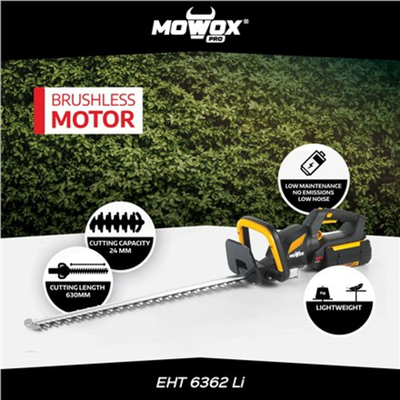Gërshërë shkurresh me bateri MoWox Excel Series EHT 6362 Li, 62V, dorezë rrotulluese
