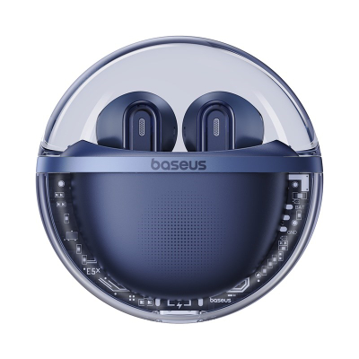 Слушалки TWS Baseus Bowie E5x, Bluetooth 5.3, 25 часа, сино проѕирни