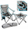 Set kampingu Platinet PCS3157, karrige dhe tavolinë/mbështetëse këmbësh, zi blu