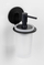 Dispenser sapuni WENKO Turbo-Loc Bivio, 150ml, xham i satinuar, i zi mat