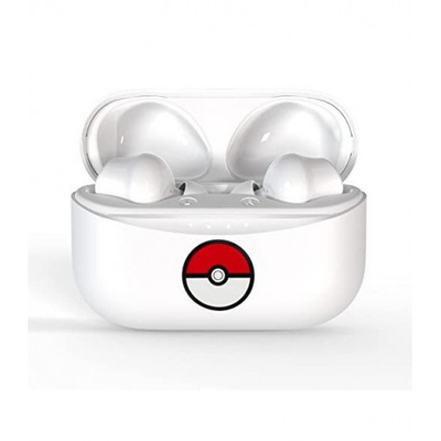 Kufje pa tela OTL Pokemon Pokeball, TWS, Bluetooth 5.0, të bardha