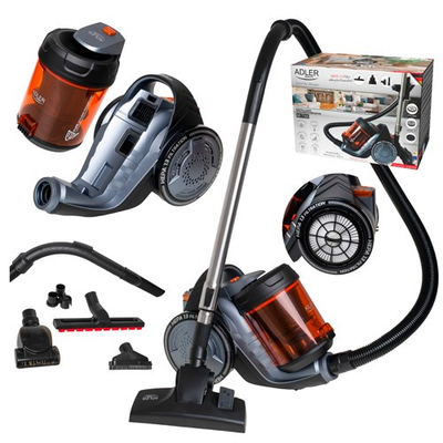 Fshesë me korrent Ad 7065 Cyclone, pa qese, 1.6L, e zezë