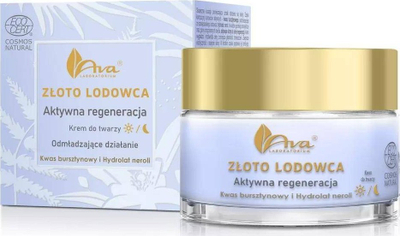 Krem fytyre Ava Laboratorium Glacier Gold, rigjenerues për ditë edhe natë, 50 ml