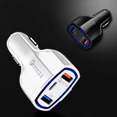 Karikues makine Wozinsky WCC-01, 2x USB edhe USB Type-C, karikim i shpejtë, i zi