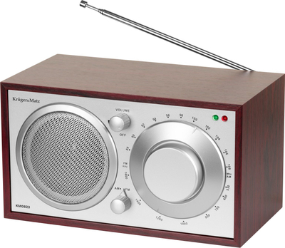 Radio për në shpi Kruger&amp;Matz KM 823, FM/AM, AUX 3.5mm, altoparlant i fortë