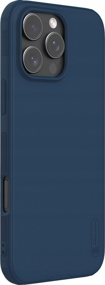 Mbështjellës Nillkin Super Frosted PRO për iPhone 16 Pro Max, TPU, blu