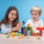 Lodër konstruktore Marioinex Mini Waffle Blocks, 302 copë, shumëngjyrëshe