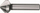 Freze konike për sapon ABRABORO HSS Co, 2.8-12.4 mm, 56 mm