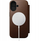 Këllëf folio Nomad Modern Leather për iPhone 17, lëkurë, MagSafe, kafe