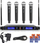 Set mikrofoni pa tela DNA WM4 Vocal Set, 4 mikrofona dore, sistem UHF, i zi