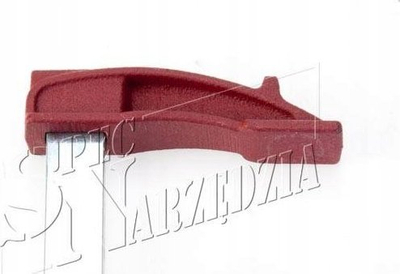 Shtrëngues Piher Maxipress 25 cm, me dorezë druri, i kuq