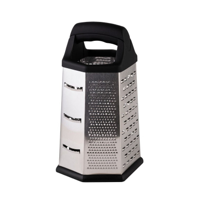 Rallë kuzhine Zyle ZY326GRB, gjashtëanëshe, çelik inox, e zezë