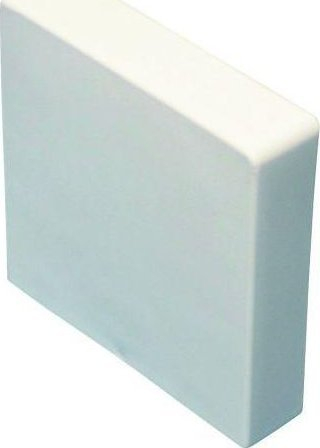 Kapak për kanal kabllor Aks Zielonka 40x40mm, PVC, i bardhë