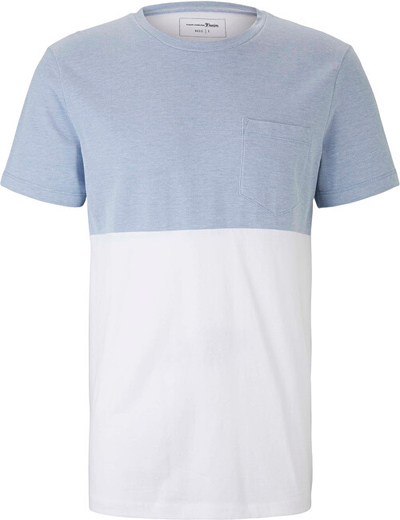 Maicë Tom Tailor Loose Fit 1025124.20000, e kaltër/bardhë XL mTT0183-XL