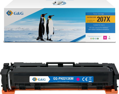 Toneri G&amp;G kompatibel me HP W2213X 207X, magenta, deri nja 2450 faqe
