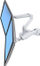 Krah monitori Ergotron LX Series 45-491-216, deri 27", montim në tavolinë, i bardhë