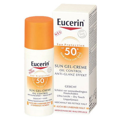 Krem-gel mbrojtës kundër diellit Eucerin SPF 50+ 50 ml