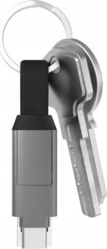 Kabllo univerzale karikimi InCharge 6, USB USB C Micro USB Lightning, gri Mercury