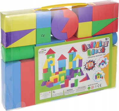 Set blloqesh shkumë MEGA CREATIVE 545071, 34 copë, shumëngjyrëshe